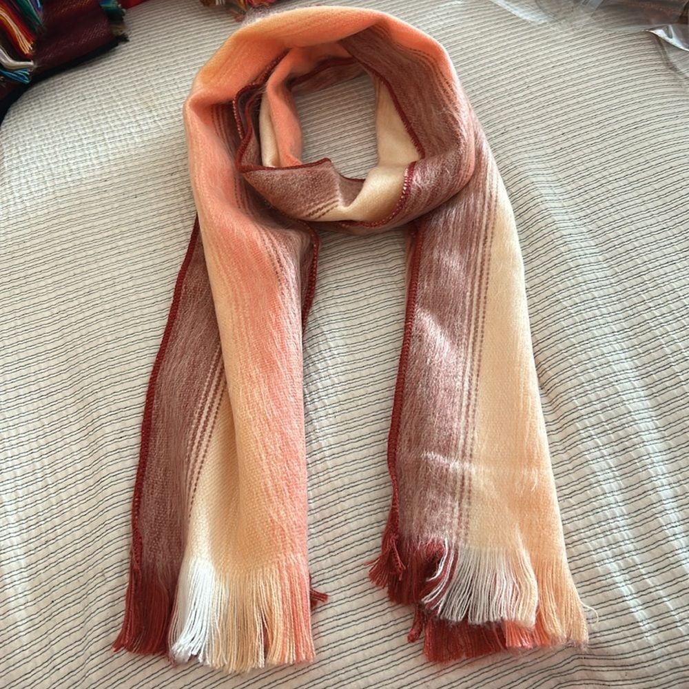 Beautiful alpaca scarf from Ecuador so soft and warm!